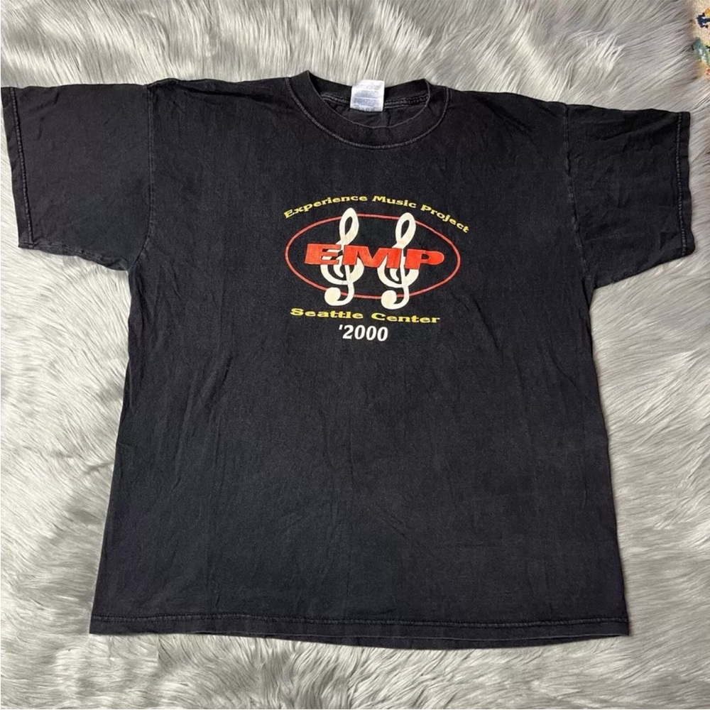 Vintage 2000 Y2K EMP Opening Concert Band Shirt Seattle Experience Music Project